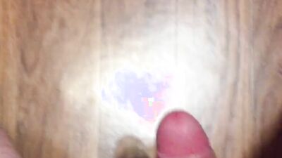 Lick the cum off the floor from my huge dick!!!