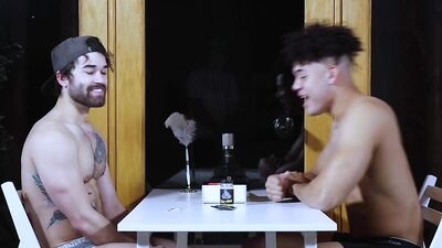 WOW! Ebony str8 thick cock jock fucks hairy gay