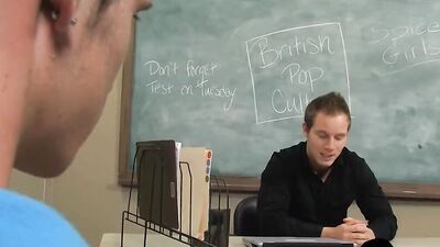 Adrian Layton seduces and fucked by teacher Tyler Andrews