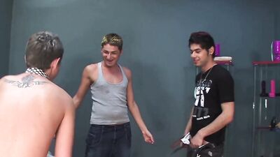 Pretty kinky teens have erotic sex with each other and cum all hard and long