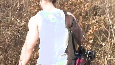 GAYWIRE - Two Hot European Studs Breeding Outdoors, No Shame
