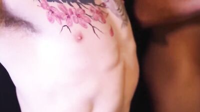 MEN - Colton Grey gets joined by Roman Todd in the shower to start him off with a nice, wet VDAY blo
