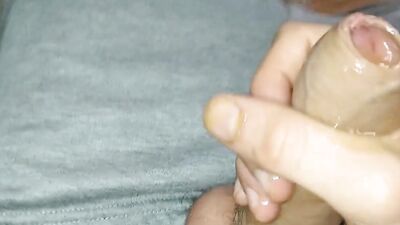 Handsome Boy Cumming Massaging A Big Cock Dipped In Honey
