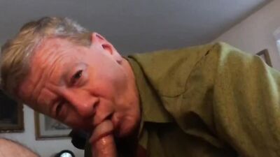Stewart Bowman regularly sucks his mailman’s cock