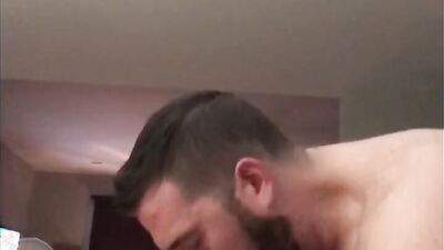 Daddy gave me his cum then I shot mine