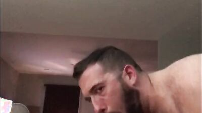 Daddy gave me his cum then I shot mine