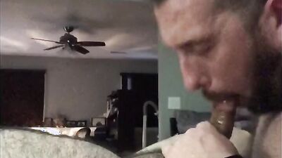 Daddy gave me his cum then I shot mine