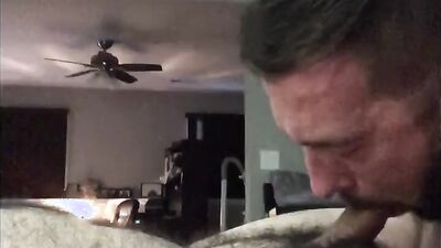 Daddy gave me his cum then I shot mine