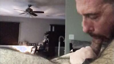 Daddy gave me his cum then I shot mine