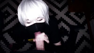 trap femboy slut gets cum in face from straight friend