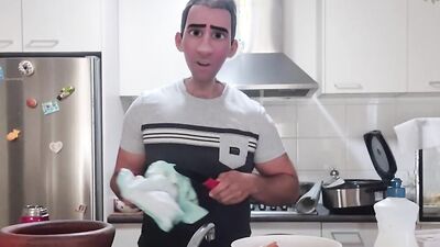 GAY STEPDAD - TINY PROBLEM - I NEVER THOUGHT I WOULD END UP TIGHTLY WRAPPED IN STEPDADS FORESKIN! - BY MANLYFOOT