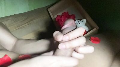 Cum alone in the night on day of love.