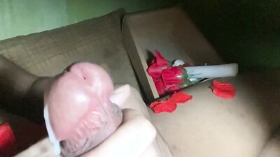 Cum alone in the night on day of love.