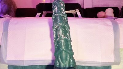 Wrecking My Hole - Huge Dildo Marathon