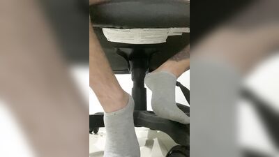 Drawing Student Gets Horny Doing Homework And Blows His Load On The Table