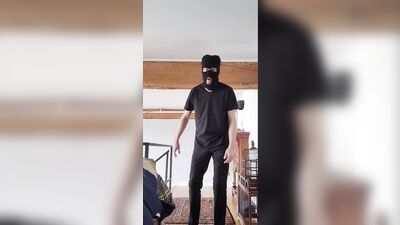 DADDY's FANTASY of Cumming with Masked Man Comes TRUE