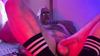 i got nothing but these huge full balls, dick dripping precum, coconut oil , house music and this big glass dildo...
