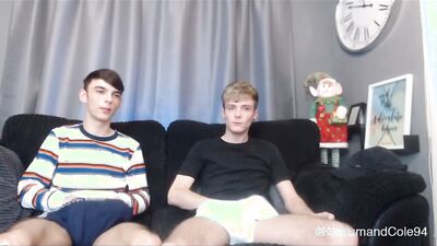 Gay twink two smoke