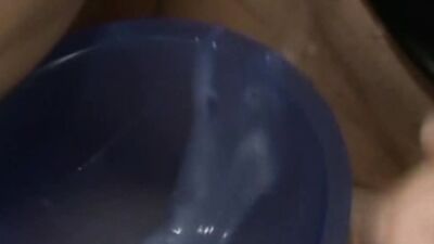 Gang Bang bareback, cum inside my ass with funnel
