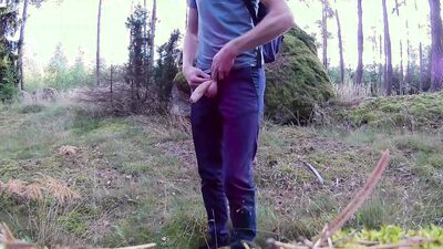 The best kind of hiking - all nude, 8inch dick & smooth body