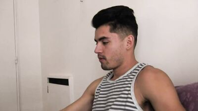 Cute Latino Spitroasted For Cash