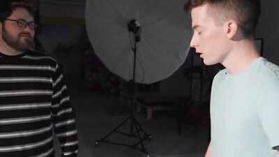 Men - Sexy Alex Meyer Gets Hard During A Photoshoot And It Doesn't Go Unnoticed By The Photographer