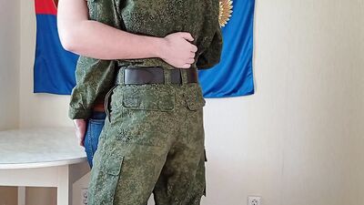 blowjob to a soldier in the cafeteria before lunch