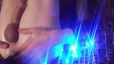 The CUM Dripped Down on the DILDO Fucking it back in my ASSHOLE