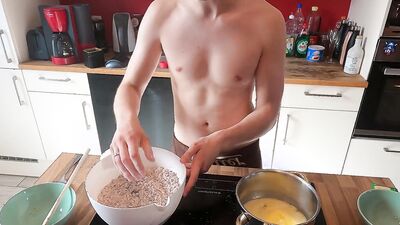 Top Chef Naked French Twink Edition 2: New recipe for healthy cookies weel hung cooker
