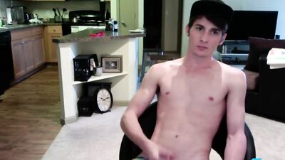 Toned Twink Elijah West Big Stick