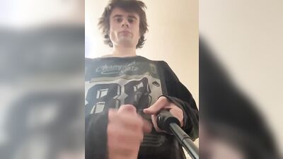 jerking off in the chair