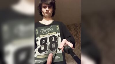 jerking off in the chair