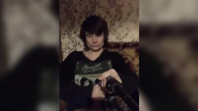 jerking off in the chair