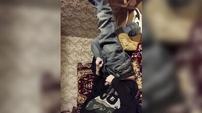 jerking off in the chair