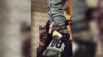 jerking off in the chair