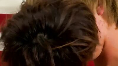 Gay emo Nathan Clark sucks cock before anal breeding