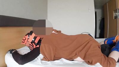 Blond BF fucks me in Fox MX with snowboard boots