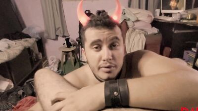 My Cousin comes to a halloween sex with the Devil - Complete on instagram: @leotbrito13aa
