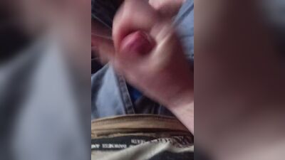 masturbating cock using lube. finished on panties. masturbate for you.
