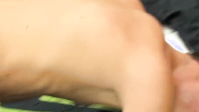 Juicy twink bottom stuffed with big bare cock