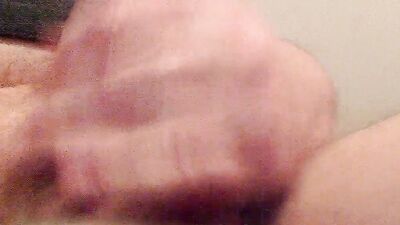 cumming hard again, cum pouring out