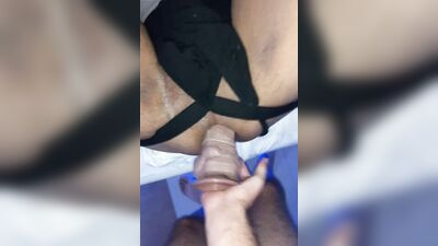 friend's ass getting fucked and fucked by big rubber penis