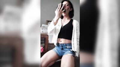 Deepthroating Tyson until I drool then anal :P