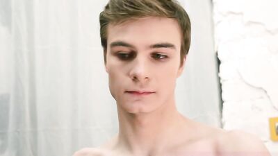 GOGAYGUY Horny Russian Boy Moaning Big Dick