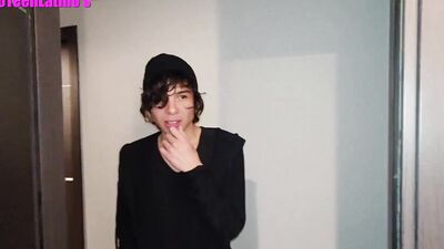 Your dear twink boyfriend gets fucked by your sexy roommate