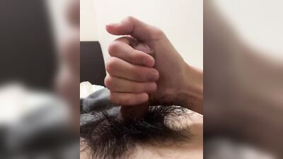 Male college student slow masturbation　Part1