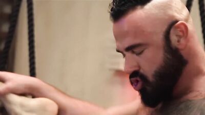 Mencom - Cute straight guy masturbates watching rough gay porn