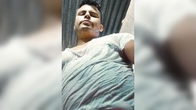 young man masturbating in the bathroom