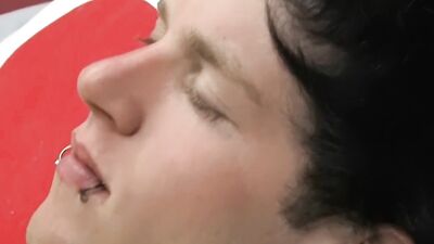 Slim gay twinks Miles Pride and Danny Tyler anal fucking
