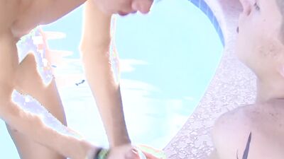 pool boy has his ass filled with big hard cock